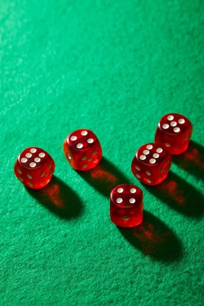 Dice roll result announcement on mobile screen